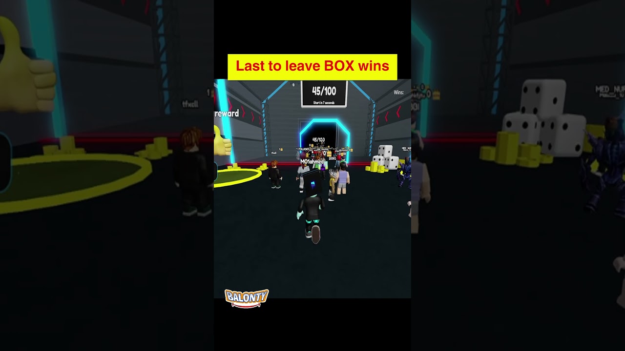 Последний, кто покинет коробку, побеждает 😈 Потрясающая игра 