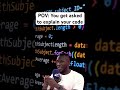 When you get asked to explain your code😂 #softwarememes #memes #developerlife #developer #stormzy