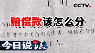 《今日说法》无儿无女的他遭遇车祸不幸身亡 获得80万赔款 不曾想赔款竟引发家族的巨大矛盾（上）20220125 | CCTV今日说法频道