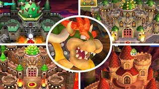 Evolution of Final Castles in New Super Mario Bros (2006-2017)