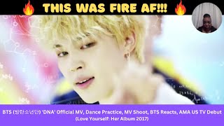 1st Time Reaction: BTS 'DNA' Official MV, Dance Practice, MV Shoot, BTS Reacts, AMA US TV Debut