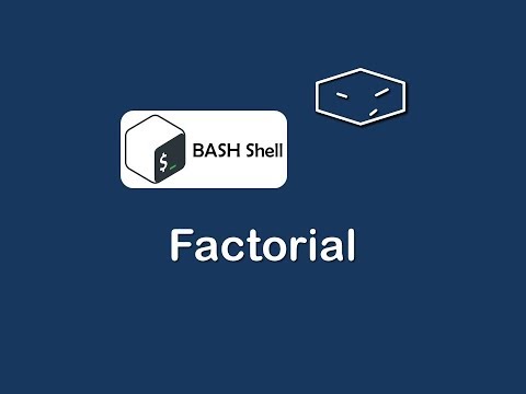 factorial - bash shell