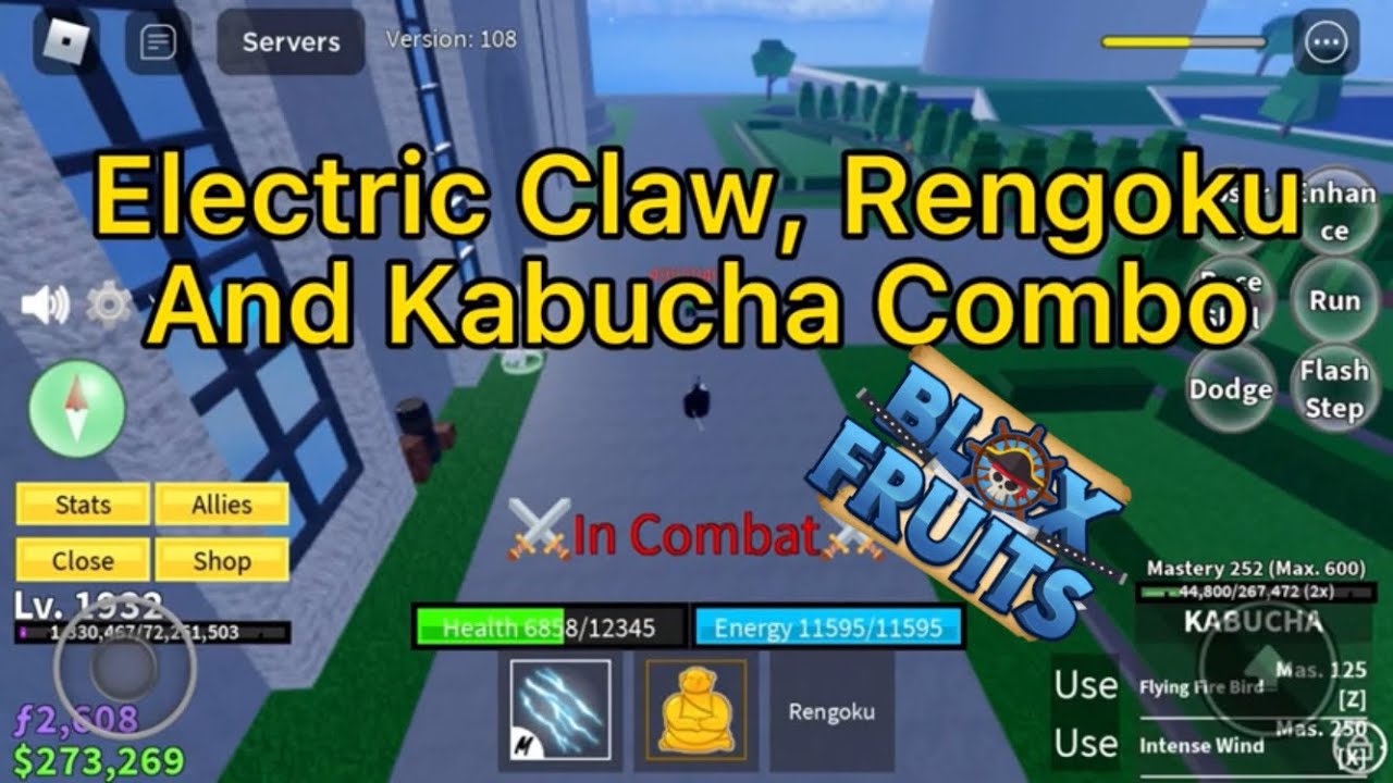 Rengoku + Electric Claw Combos