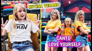 Rutina De Mañana En Vacaciones Verano En Cuarentena Daniela Canta Love Yourself Por Primera Vez