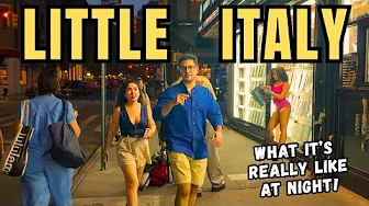 Exploring LITTLE ITALY NYC | What it's REALLY LIKE At Night! | Manhattan 2025