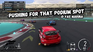 Forza Motorsport | Touring Car Series | Pushing Hard For Podium Spot @ Yas Marina