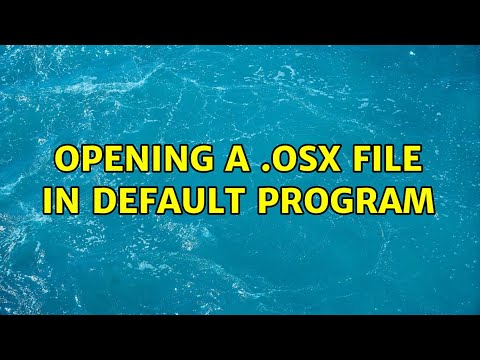 Opening a .osx file in default program