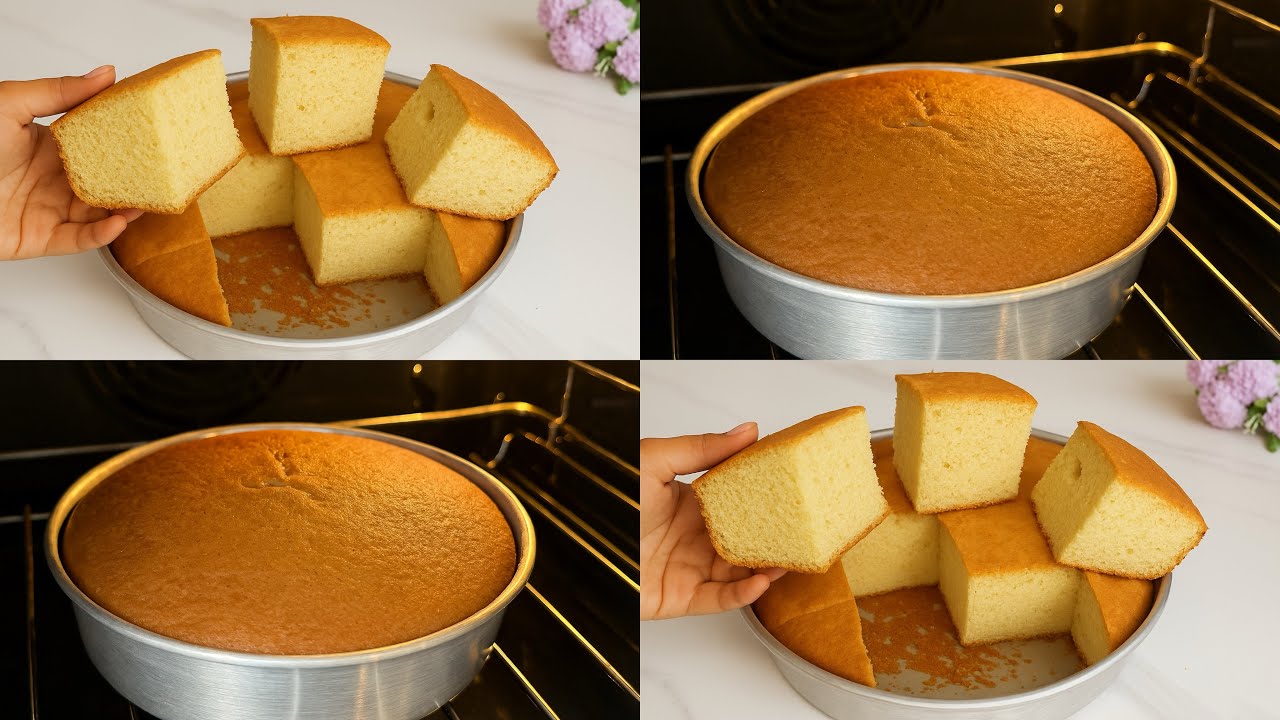 This Cake Melts in your Mouth! Just Blend Everything In One Bowl! Easy Quick Recipe