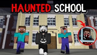 HAUNTED SCHOOL IN MINECRAFT HORROR STORY