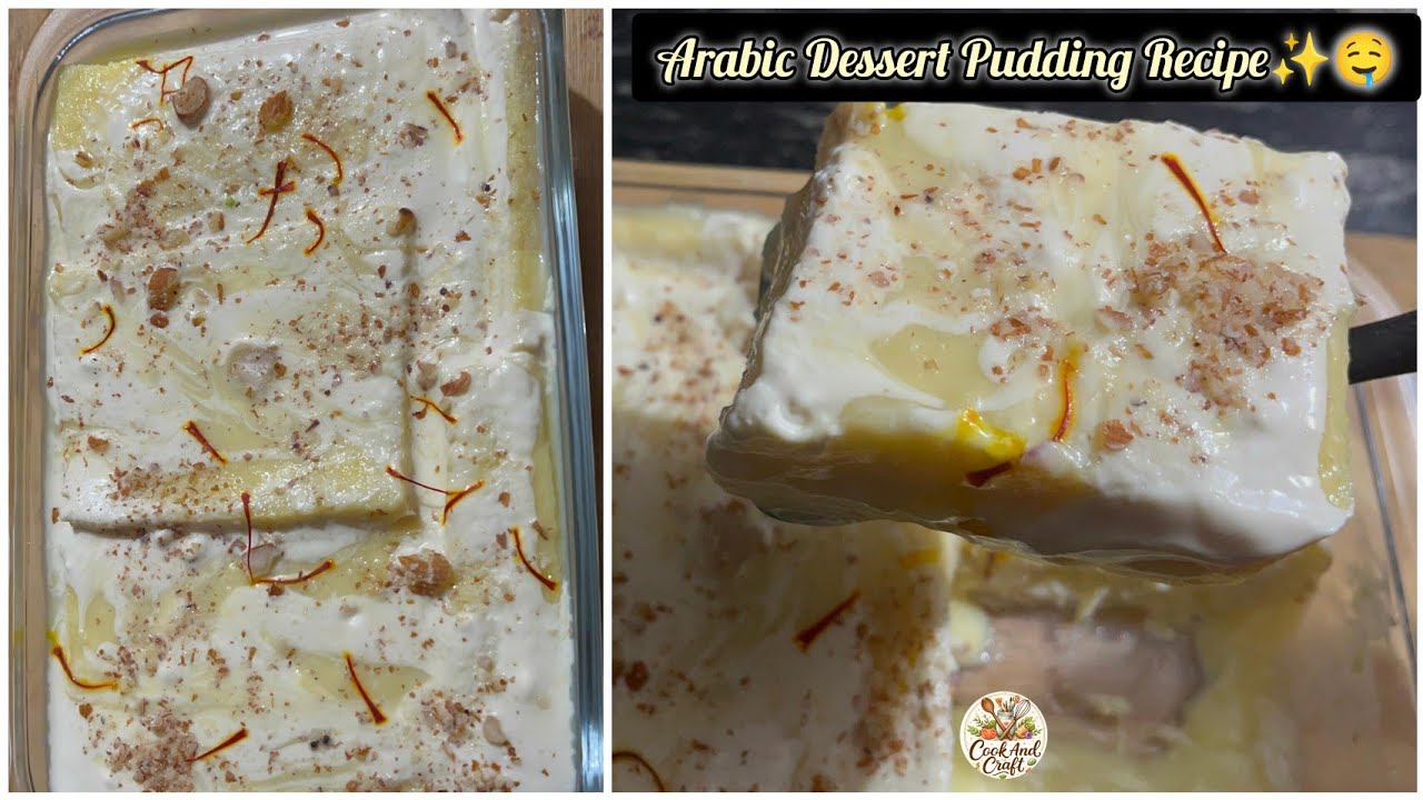 |ARABIAN BREAD PUDDING RECIPE|🤤•Very Quick And Delicious Dessert•✨ 