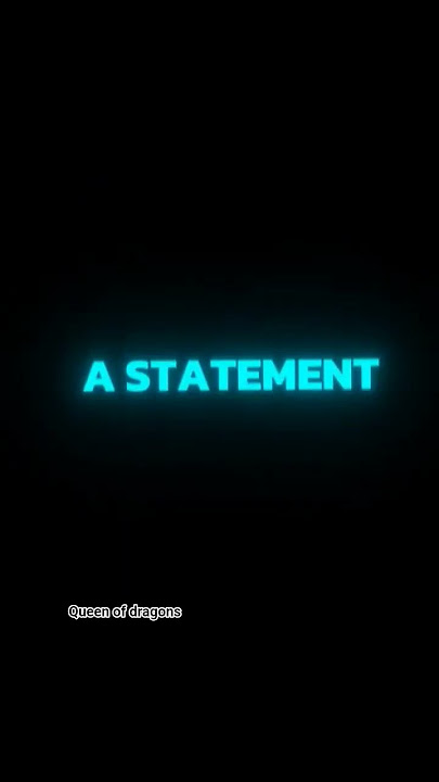 Neffex- Statement