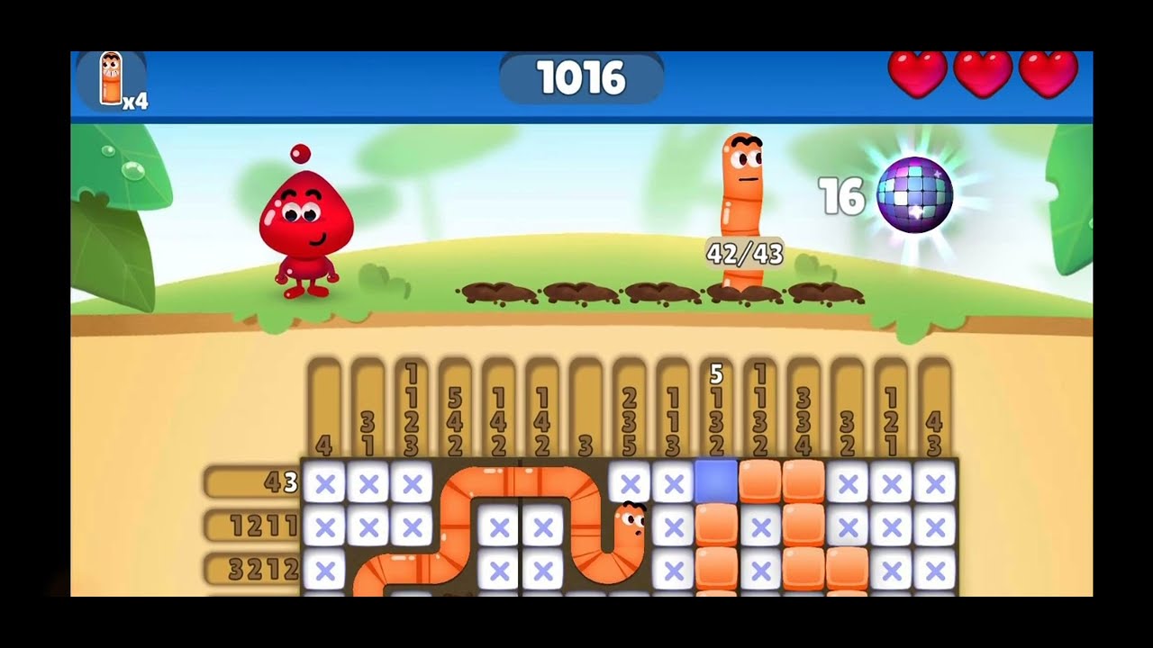 Nono Crossing Level 1016 Picture Nonogram - YouTube
