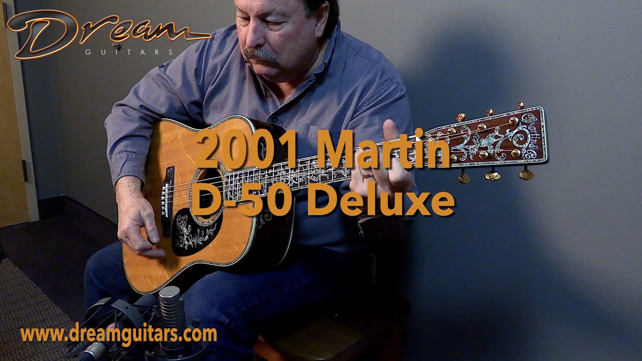 2001 Martin D-50 Deluxe, Brazilian Rosewood & Bearclaw Sitka