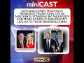 Cats and Cosby Team Talk: President Trump Says the US Military is Standing By and Ready for More ...