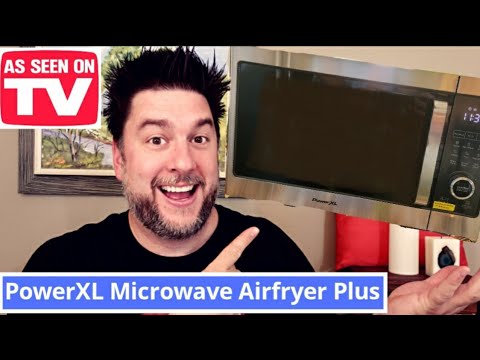 PowerXL Smart Microwave Air Fryer Plus Countertop Microwave Air