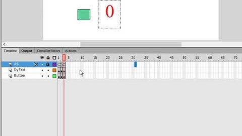 Flash Tutorial Add Dynamic Text