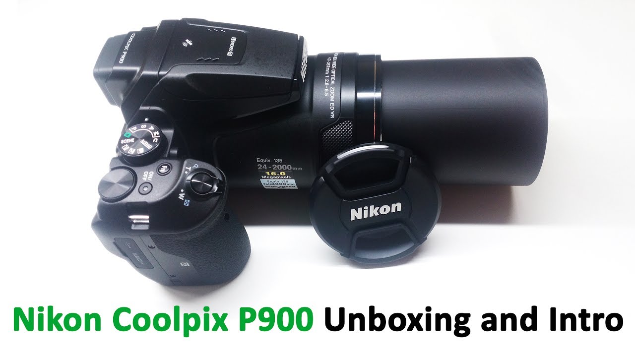 Nikon Coolpix P900 with massive 2000mm lens Unboxing and Intro YouTube
