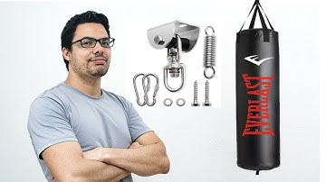 How to Install/Hang A Boxing Punching Bag in a Basement Home Gym A Step by Step Instructional Video