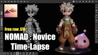 Nomad Sculpt : Novice from Ragnarok Online(Time-lapse)