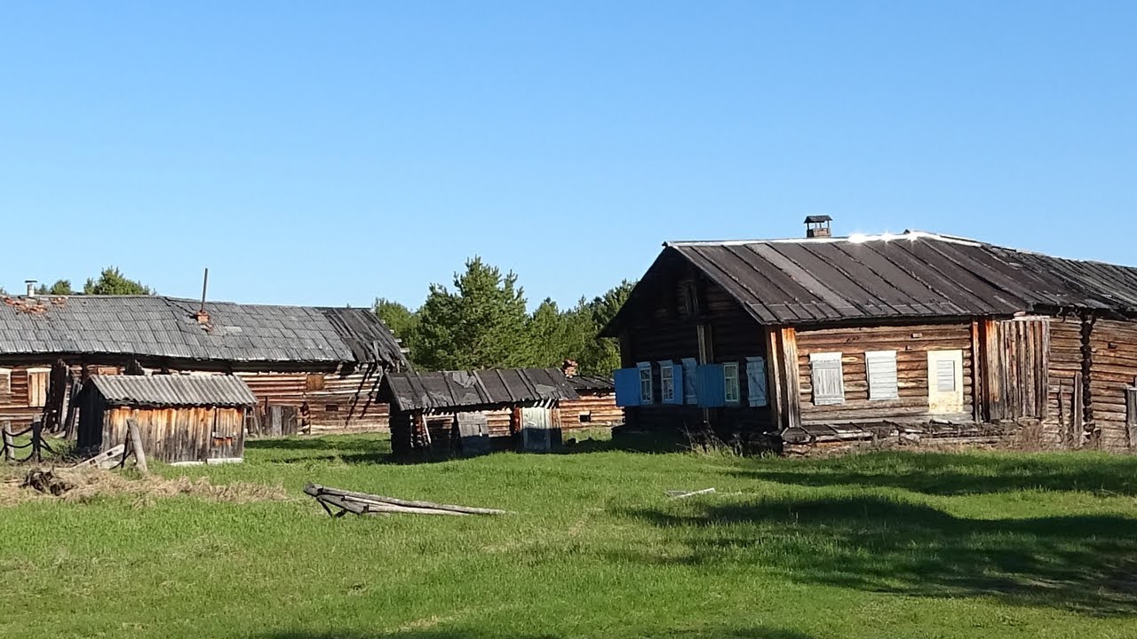 Весенний поход ч2. Заброшенные деревни Одесдино и Лач. Река Ижма. Одиночный поход. Покинутые места
