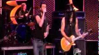 Slash & Adam Levine - Gotten Live At Ellen Degeneres Show 05112010.Avi