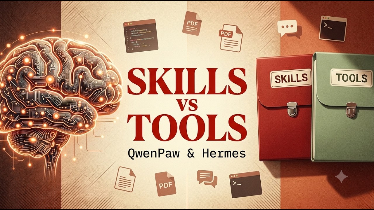 Skills vs Tools for AI Agents: Complete Guide to QwenPaw & Hermes (With Live Demos)