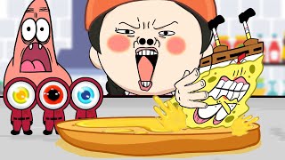 DONA Mukbang Animation Huggy Wuggy eyeball jelly Sandwich~~