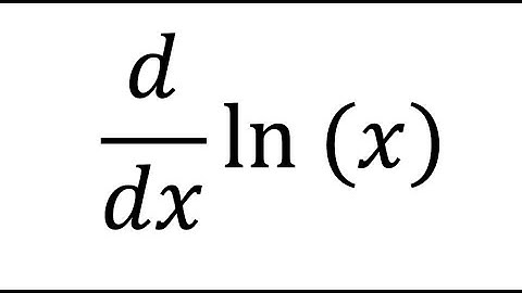How to differentiate Ln(x) | A Level Maths