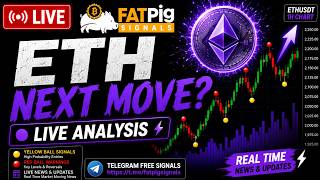 🚨 ETHUSDT LIVE NOW | Crypto Explosion? 🟡 1H Yellow Ball Signals
