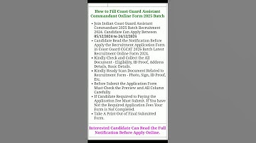 Join Indian Coast Guard ICG AS ASSISTANT COMMANDANT - GENERAL DUTY, TECHNICAL (ENGINEERING & ELEC140