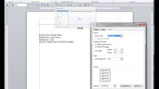 Adding a header field in Word Profile
