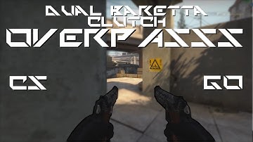 CSGO Dual Berettas Amazing Bomb Defence Overpass