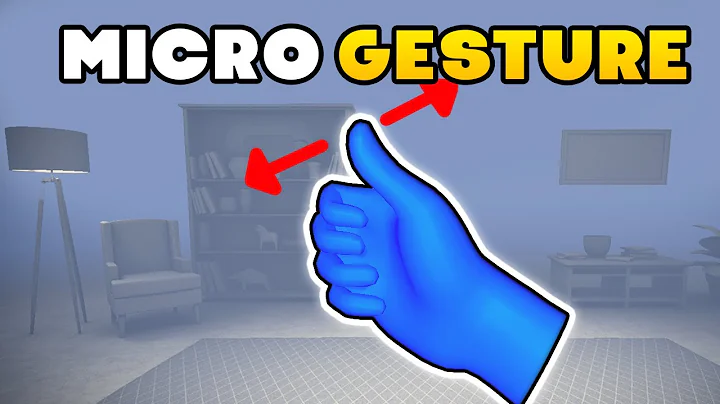 Hand Tracking Joystick : How to use Meta Micro Gesture - Unity VR Tutorial