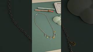 Custom charm necklace ✨️ #charms #necklace #custom #customnecklace #diy #aesthetic #ribbon #flowers