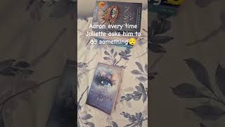 Julliete and Aaron❤️ #books#reading#bookish#booktok#booktube#readers