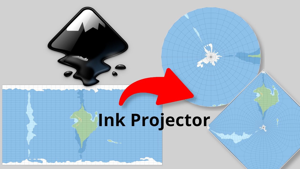 Ink Projector - Map Projections in Inkscape - YouTube