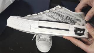 Christian Dior B23 low Top Newspaper Sneakers Unboxing