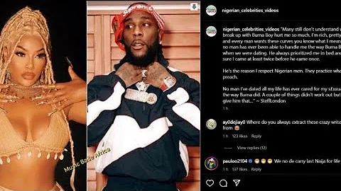 Why my breakup with Burna Boy hurts me so much – British Rapper Stefflon Don finally spills.