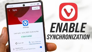 Hoe de Vivaldi-browser te synchroniseren