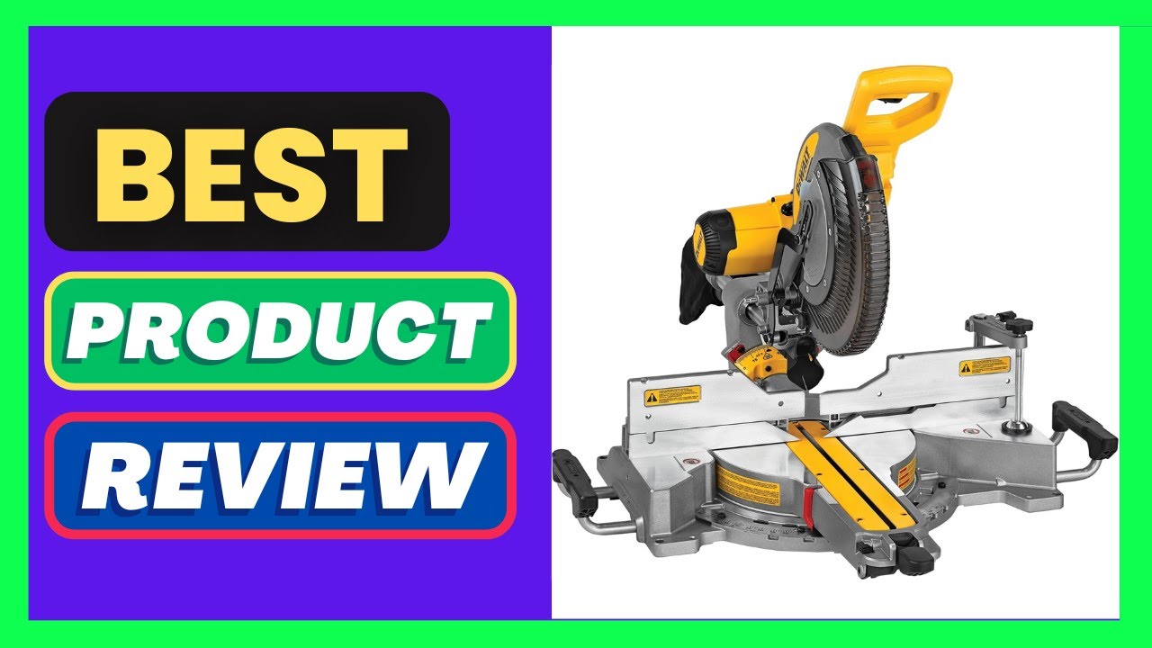 DEWALT Miter Saw, 12 Inch Double Bevel Sliding Compound Miter Saw, Blade