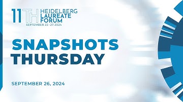 Snapshots Thursday | September 26