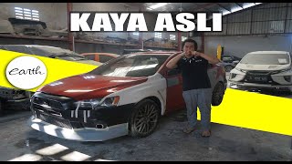 PROJECT MODIFIKASI CONVERT MITSUBISHI LANCER EX JADI EVOLUTION X SAMPAI KAYA ASLI #CARVLOG