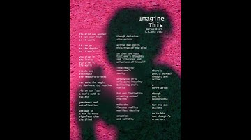 𝐈𝐌𝐀𝐆𝐈𝐍𝐄 𝐓𝐇𝐈𝐒 v2 RED #song #sing #thought #mind #art #artist #singer #poet #poem #poetry #artph #tula