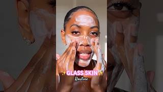 AM GLASS SKIN ROUTINE FOR A HYDRATED GLOW #glassskin #skincareroutine