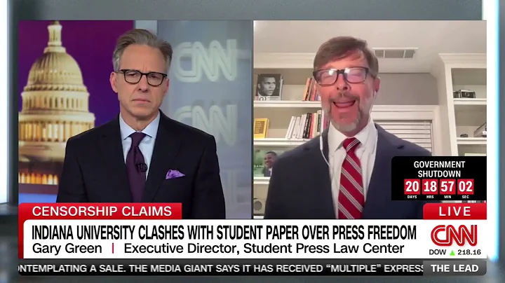 Student Press Law Center discusses Indiana University's Censorship with CNN's Jake Tapper