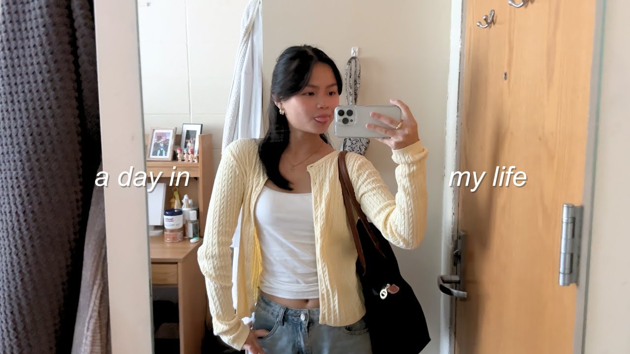 uni diaries 🎀: freshman @ boston university, class, cleaning, productivity