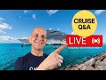 Live Cruise Q&amp;A! Sunday 5 May 2024 5pm UK/ Noon ET / 9am PT