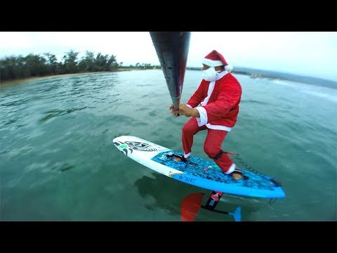 Foiling Santa sighting on the North Shore