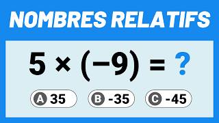 QUIZ for Review! ✅ Relative Numbers (Multiplications) 🏆 MENTAL CALCULATION