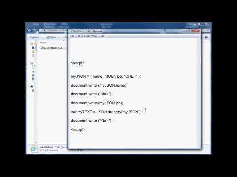 JSON - Lesson 1 - YouTube